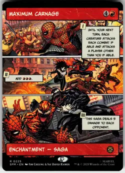 MAXIMUM CARNAGE (BORDERLESS) 225 MARVEL'S SPIDER-MAN RARE 2025 LP - Image 2