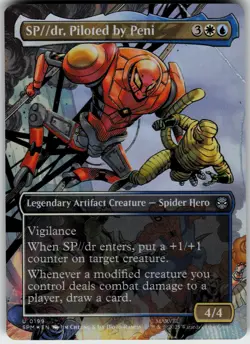 SP//DR, PILOTED BY PENI (BORDERLESS) 199 MARVEL'S SPIDER-MAN UNCOMMON FOIL LP - Image 2