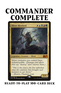 Sliver Hivelord SLIVER TRIBAL INDESCTRUCTIBLE Magic MTG Custom Commander Deck - Image 1