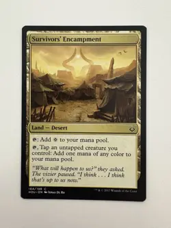 Survivors’ Encampment MTG Magic the Gathering Card NM Near Mint HOU - Image 1