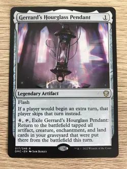 Gerrard's Hourglass Pendant MTG Magic the Gathering Card NM Mint Dominaria DMC - Image 1