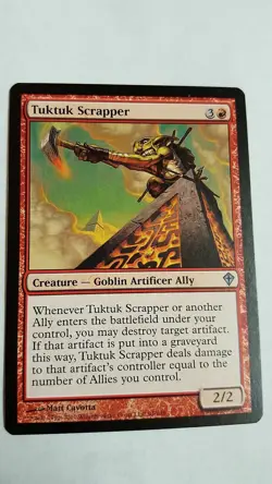 1x TUKTUK SCRAPPER - Ally Goblin - Worldwake - MTG - NM - Magic the Gathering - Image 1