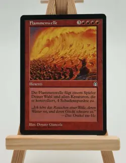Flammenwelle Felsenburg Magic Karte MTG deutsch (Flame Wave) - Image 1
