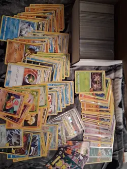 Pokemon TCG 450+ Bulk Card Lot - Vintage, C/UC, Rare, Holos, EX,etc. 1999-24 -46 - Image 1