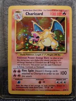 Pokemon TCG Charizard Base Set 4/102 Holo 1999-2000 Wizards Base Set... - Image 4