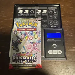 21.77g HEAVY - Pokemon TCG Prismatic Evolution Booster Pack!Possible GOD - Image 1