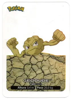 GEODUDE #074 LAMINCARD COLECCION POKEMON LAMINCARDS 2005 EDIBAS (USADA) - Image 1