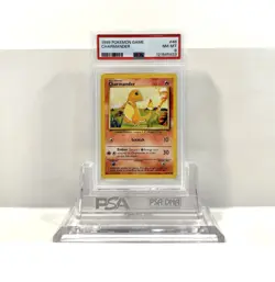 CHARMANDER 46/102 - BASE SET 1999 POKEMON CARD - FRESH SLAB - PSA 8 NM / MINT - Image 1