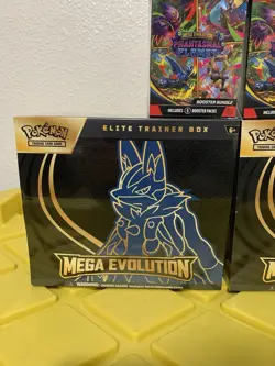 Pokemon TCG 2x Mega Evolution ETB 2x Phantasmal Flame Booster Bundle Sealed Lot - Image 2