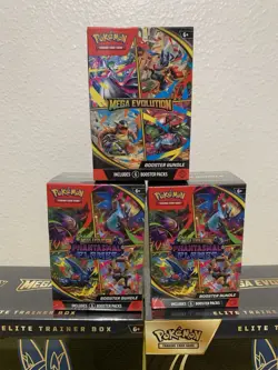 Pokemon TCG 2x Mega Evolution ETB 2x Phantasmal Flame Booster Bundle Sealed Lot - Image 4