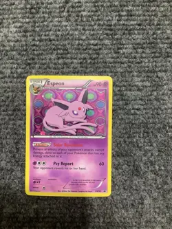 2013 Pokemon, Black & White Promos, #BW92 Espeon, Holo Black Star Promo - Image 1