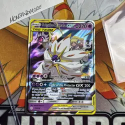 Pokemon TCG Solgaleo & Lunala Tag Team GX Rare Cosmic Eclipse 75/236 NM 2019 - Image 1