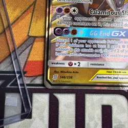 Pokemon TCG: Garchomp Giratina Tag Team GX Unified Minds Holo Ultra 146/236 - NM - Image 3
