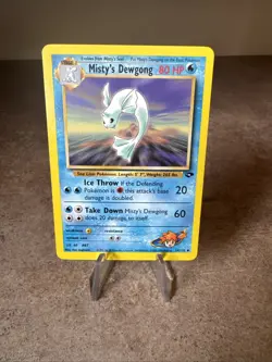 Vintage Pokemon TCG Misty's Dewgong 54/132 Gym Heroes WOTC Uncommon English LP - Image 1