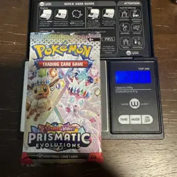 21.74g HEAVY - Pokemon TCG Prismatic Evolution Booster Pack!Possible GOD - Image 1