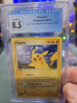 7 PSA CGC Graded Pokemon Lot Of Pikachu - Image 5