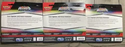 Pokemon TCG Prismatic Evolutions Tech Sticker Collection Set Lot Of 3 Sealed New - Image 2
