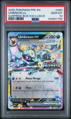 PSA 10 UMBREON EX 060/131 SURPRISE BOX EXCLUSIVE POKEMON - Image 1