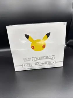 Pokemon TCG: 25th Anniversary Celebrations Elite Trainer Box Pikachu Sealed New 820650809439 - Image 1