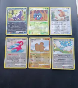 6x Vintage Reverse Holo Pokemon Karten Sammlung | DE | Versch. Sets | Mit Selten - Image 1