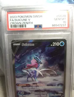 Pokemon Suicune V Crown Zenith GG38/GG70 PSA 10 Gem Mint - Image 3