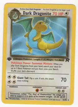 Pokemon - Dark Dragonite 22/82 Team Rocket Regular - 1st Edition - Image 1