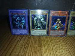 Vintage/Modern Yu-Gi-Oh Tcg Card Lot Of 5 Holos Check Photos - Image 2