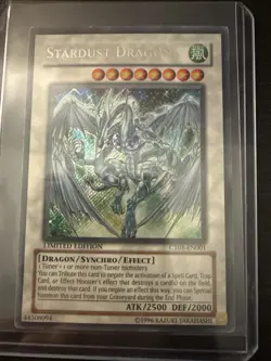 Yu-Gi-Oh! TCG Stardust Dragon CT05-EN001 2008 Secret Rare Lightly Played - Image 1