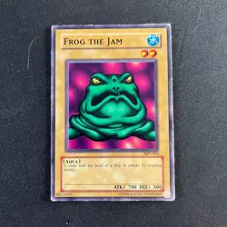 Frog the Jam MP1-004 Heavy Played Common McDonald's Promo Yugioh Card - Image 1