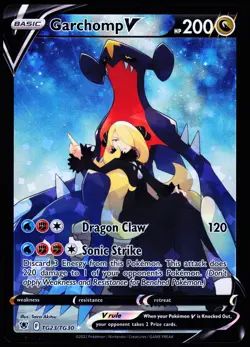 Pokemon Card- Garchomp V SWSH10: Astral Radiance Trainer Gallery #TG23/TG30 - Image 1