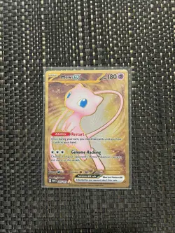 Pokemon TCG Mew EX Metal Gold NM 205/165 Scarlet & Violet 151 Promo Card - Image 1