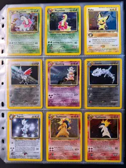 100% Complete Neo Genesis 111/111 Vintage Master Set Pokemon Cards HOLO 2000 - Image 4