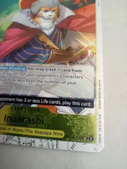 Inuarashi OP06-100 Textured Foil PRB-01 The Best UC One Piece Card NM - Image 3