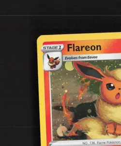 Flareon 026/185 Vivid Voltage Cosmos Holo Rare Pokemon Card NM - Image 3