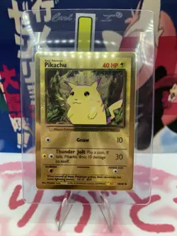 Pokemon TCG Celebrations Pikachu Gold Metal Card 58/102 25th Anniversary Edition - Image 1