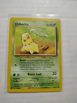 Chikorita - 54/111 - Pokemon Neo Genesis Unlimited Card WOTC - Pokemon TCG - Image 1