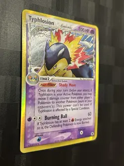 Pokemon TCG Typhlosion EX Dragon Frontiers Holo Rare Card 12/101 Delta Species - Image 2