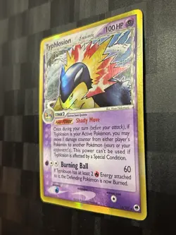 Pokemon TCG Typhlosion EX Dragon Frontiers Holo Rare Card 12/101 Delta Species - Image 3