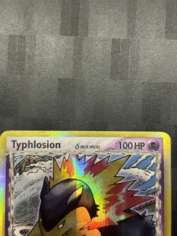 Pokemon TCG Typhlosion EX Dragon Frontiers Holo Rare Card 12/101 Delta Species - Image 4