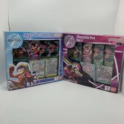 Bandai One Piece Trading Card Game - Illustration Box Volume 3 & 4 BUNDLE - Image 1