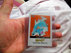 MetaZoo Topps Chrome Babe the Blue Ox Orange Refractor 09/25 Card Cryptid Camera - Image 1