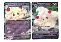 Alcremie Milcery Set of 11 Card Collection Ultra Rare Holo Cute Pokemon TCG ex V - Image 2