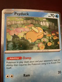 Psyduck 007 Mega Evolution Cosmos Holo Promo Pokemon Card Taylor Swift Showgirl - Image 2
