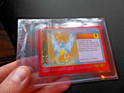 25/25 MetaZoo Topps Chrome Quetzalcoatlus Orange Refractor Card Bookend - Image 2