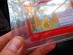 25/25 MetaZoo Topps Chrome Quetzalcoatlus Orange Refractor Card Bookend - Image 3