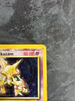 Alakazam 1/102 Rare Holo Pokemon Card WOTC Base Set Pokemon TCG - Image 5
