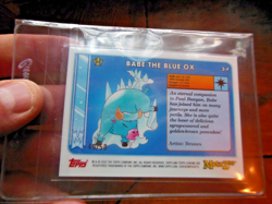 MetaZoo Topps Chrome Babe the Blue Ox Gold Refractor 49/50 Card Cryptid Camera - Image 2
