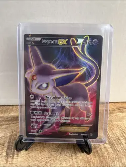 Pokemon TCG Espeon EX Holo Full Art Ultra Rare Card 117/122 XY Breakpoint - Image 1