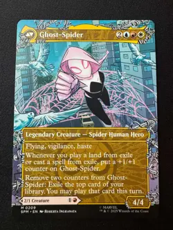 MTG English Gwen Stacy (0209) (Borderless) NM Non-Foil Marvel's Spider-Man - NM - Image 2