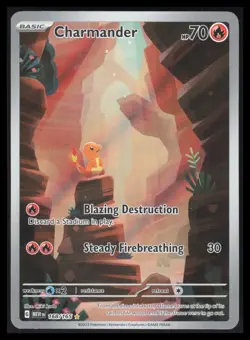 Charmander 168/165 - S&V 151 - Illustration Rare IR - Pokemon TCG Card NM - Image 1